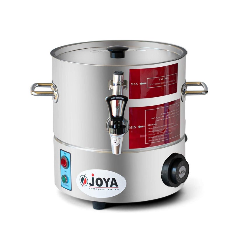 Joya Instant Water Boiler (Silver) Stainless Steel Body With Thermostatic Control Capacity- 1 Gallon - Image 1